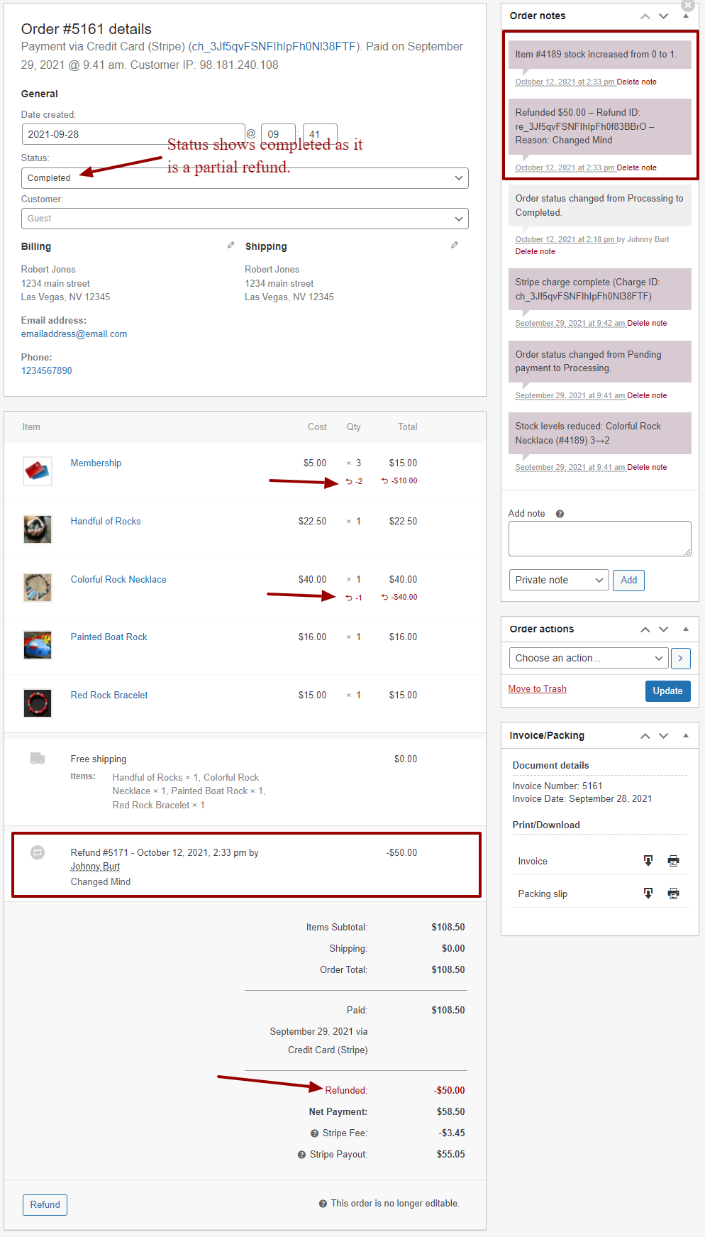 Processing WebStore Refunds - Red OnX